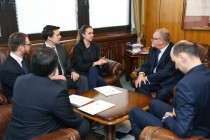 Stypendia Rektora i AIP dla naukowców z pomysłem na biznes (14.02.2018) [fot. Andrzej Romański]